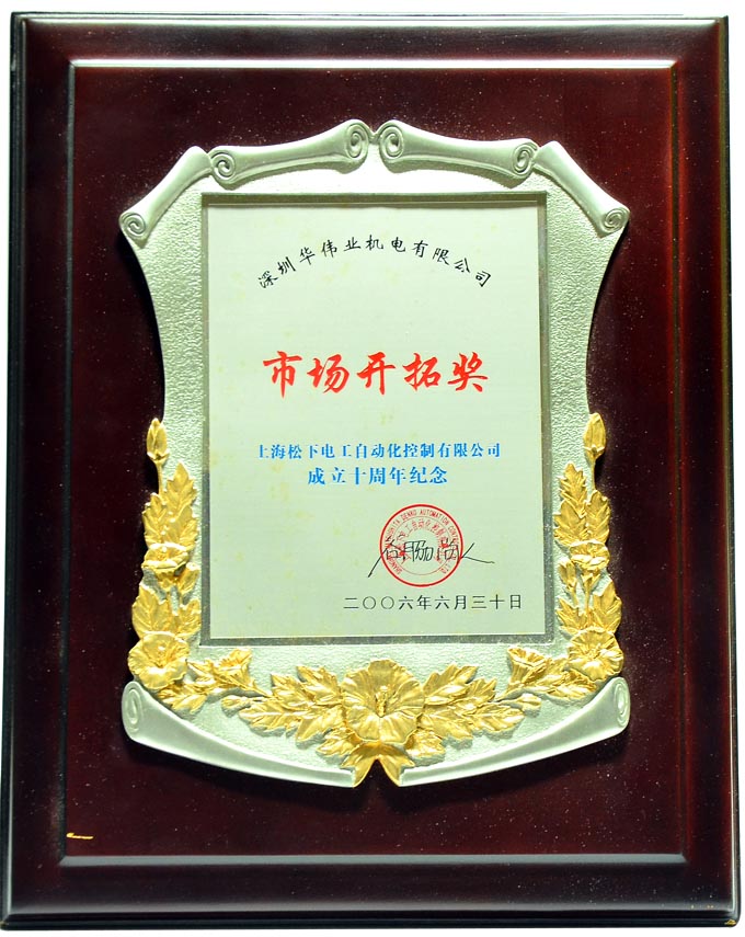 市場(chǎng)開拓獎(jiǎng)